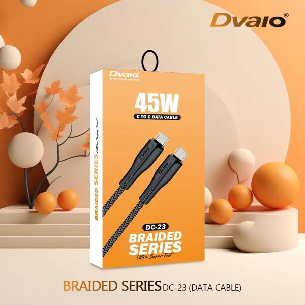 Dvaio DC-23 Braided Series C to C Cable