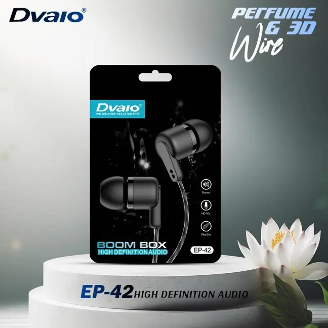 Dvaio EP-42 Boom Box Earphone (20 pc Pkt)