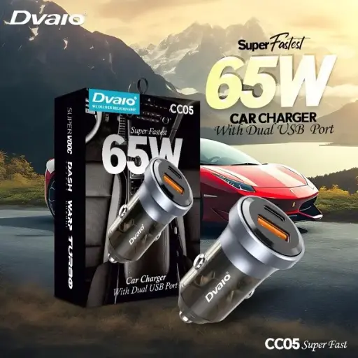 Dvaio CC05 65W Super Fast Car Charger