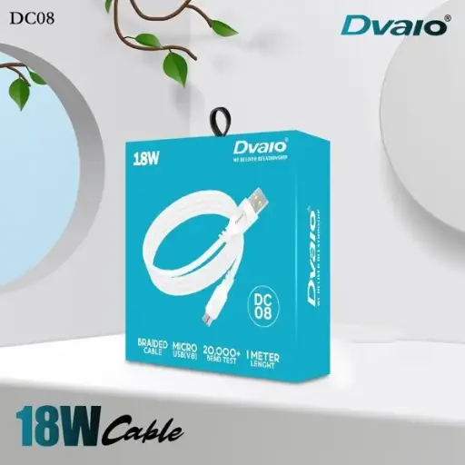 Dvaio DC-08 (18W) Micro Braided Cable