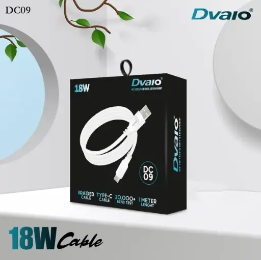 Dvaio DC-09 (18W) Type-C Braided Cable