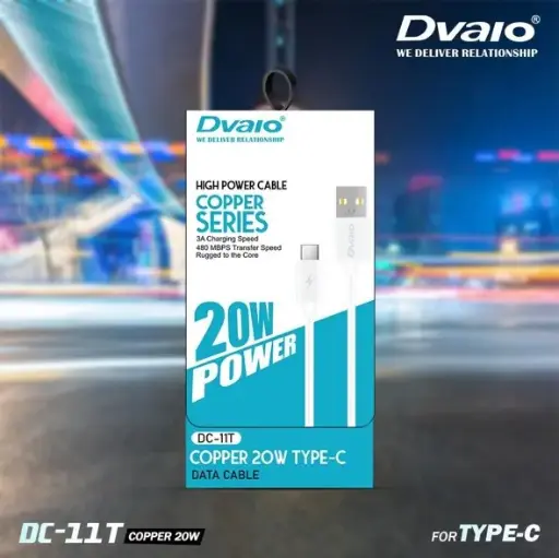 Dvaio DC-11T Copper Series 20W Type-C Cable