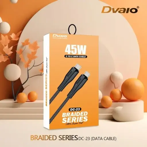 Dvaio DC-23 Braided Series C to C Cable