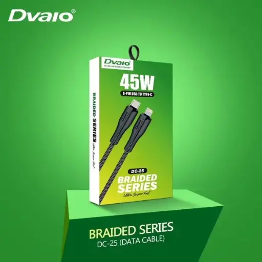 Dvaio DC-25 Braided Series Type-C to iPhone Cable